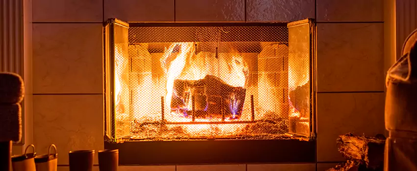 Mendota Hearth Landscape Fireplace Installation in Wooster, Ohio