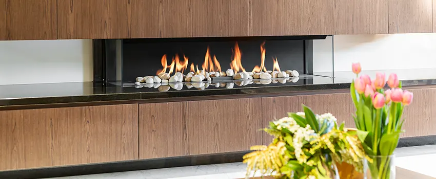Double-height Fireplace Design Refurbishment in Wooster, Ohio