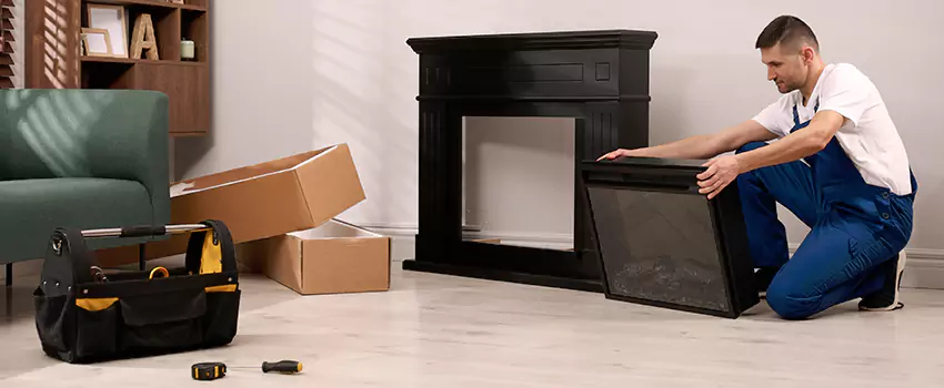 Old Rusted Metal Fireplace Repair And Replacement in Wooster, OH